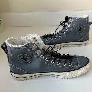 Converse Gray High-Top Sneakers